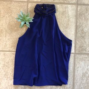 Zara Basic High-neck blouse, size L